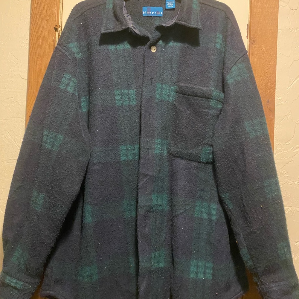 BP Mens Flannel Button Down Shirt